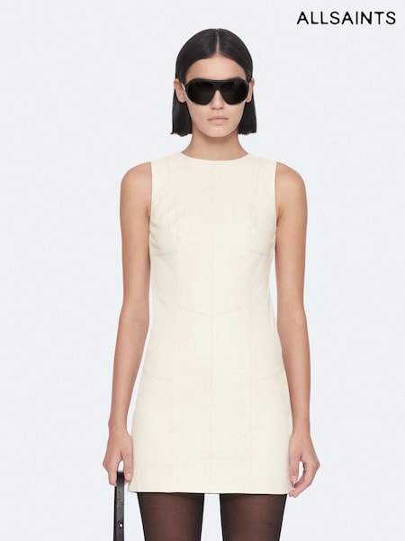 White - Allsaints Vee Perf Dress