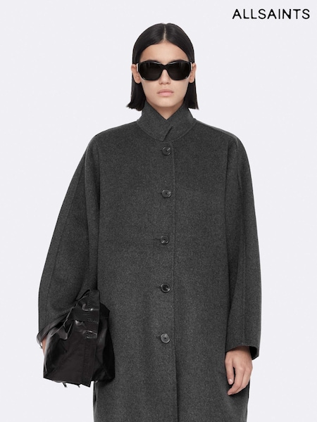 Grey - Allsaints Effie Coat