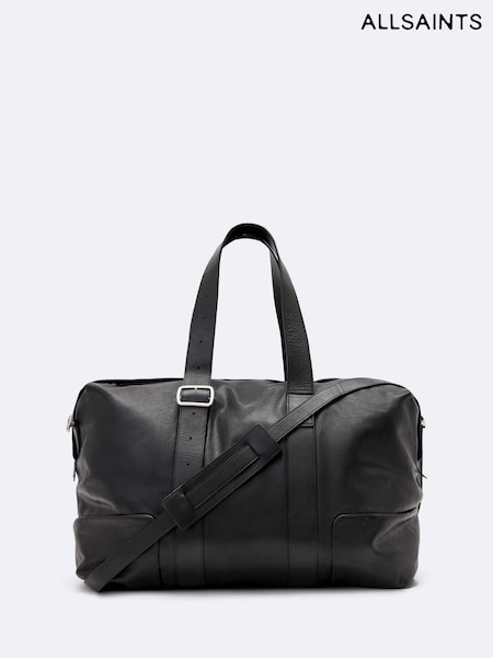 কালো - Regular Allsaints Eden Leather Holdall