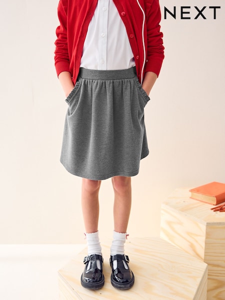 Grau - Pull-on Stretch School Skirt (3-16yrs) (482834) | 13 € - 20 €