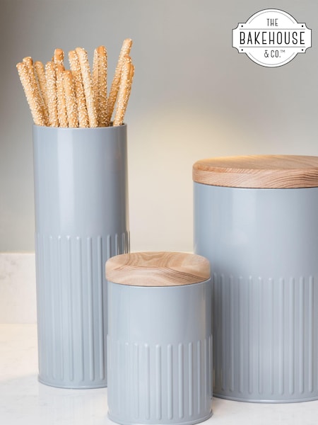 Bakehouse Grey Tall Grey Storage Canister (485890) | €23