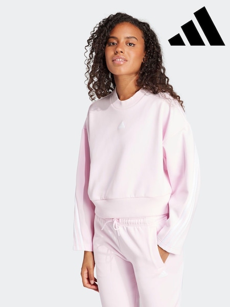 adidas Pink Sportswear Future Icons 3-Stripes Sweatshirt (485905) | €27