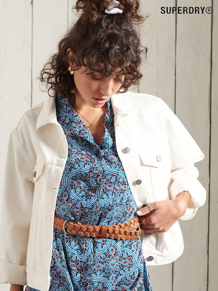 Creme - Superdry Boyfriend Trucker Jacket (486250) | 31 €