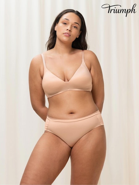 ניטרלי - Triumph® Body Make-Up Soft Touch Padded Non Wired Bra (486997) | ‏201‏₪