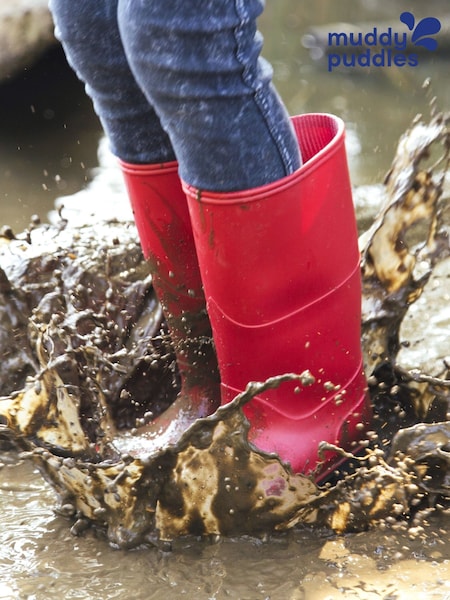 Roșu - Muddy Puddles Classic Waterproof Welles (487622) | 112 LEI - 134 LEI