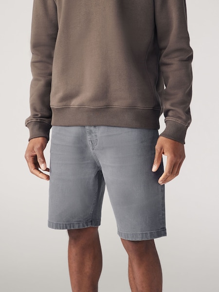 Grey Garment Dye Denim Shorts (488412) | €5