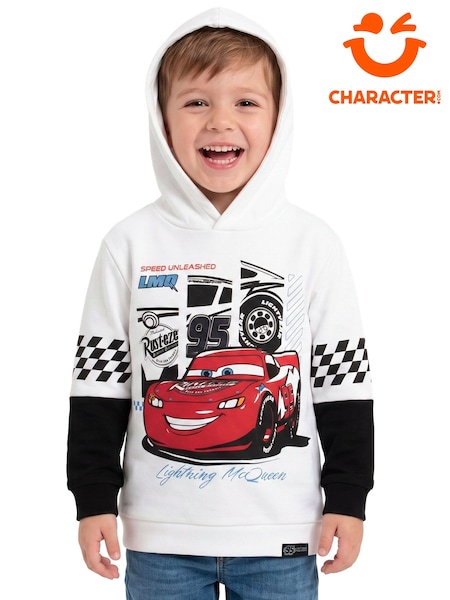 Սպիտակ - Character Disney Cars Lightning Mcqueen Hoodie
