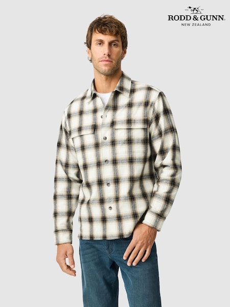 White - Regular Rodd & Gunn Powell Bay Overshirt