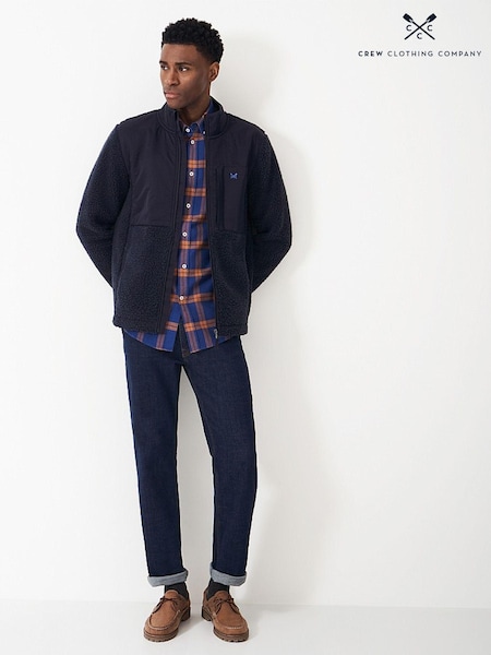 Crew Clothing Dittisham Borg Zip Fleece (489113) | €22