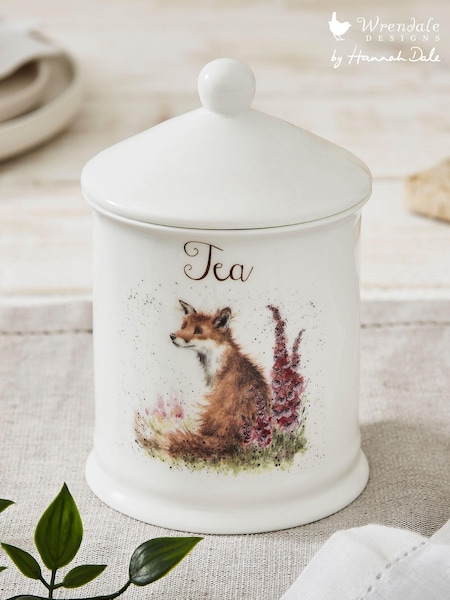 Royal Worcester Wrendale White Fox Tea Storage Jar (490183) | €34