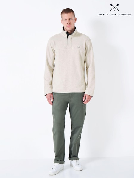 Natural - Crew Clothing Hanorac Padstow Pique (490267) | 247 LEI