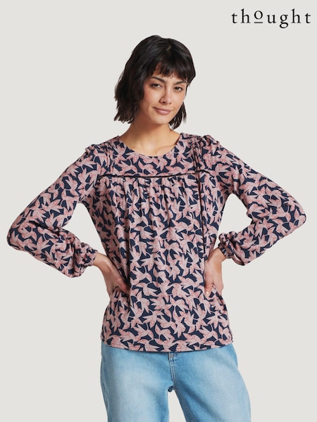 Thought Blue Thackery Lenzing™ EcoVero™ Printed Top (490394) | €38