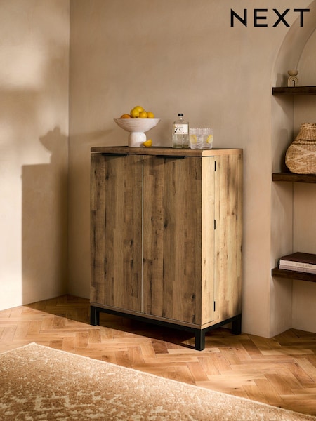 Dark Bronx Oak Effect Drinks Cabinet (492518) | €610
