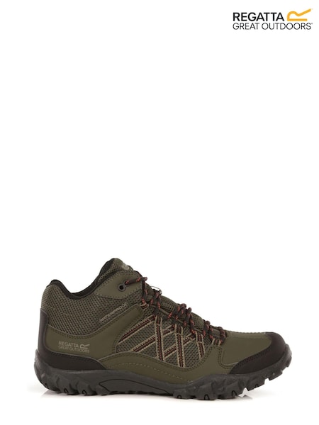 Regatta Green Edgepoint Mid Waterproof Walking Boots (493222) | €19