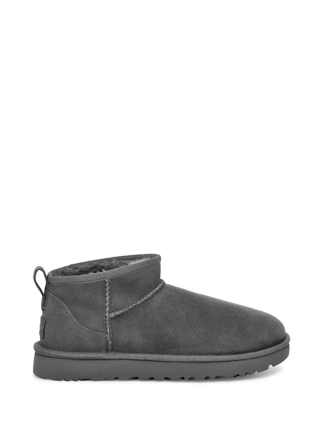 UGG Grey Classic Ultra Mini Boots (493520) | €185