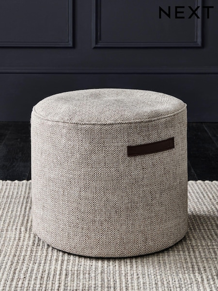 Mid Natural Pouffe With Handles (493734) | €74