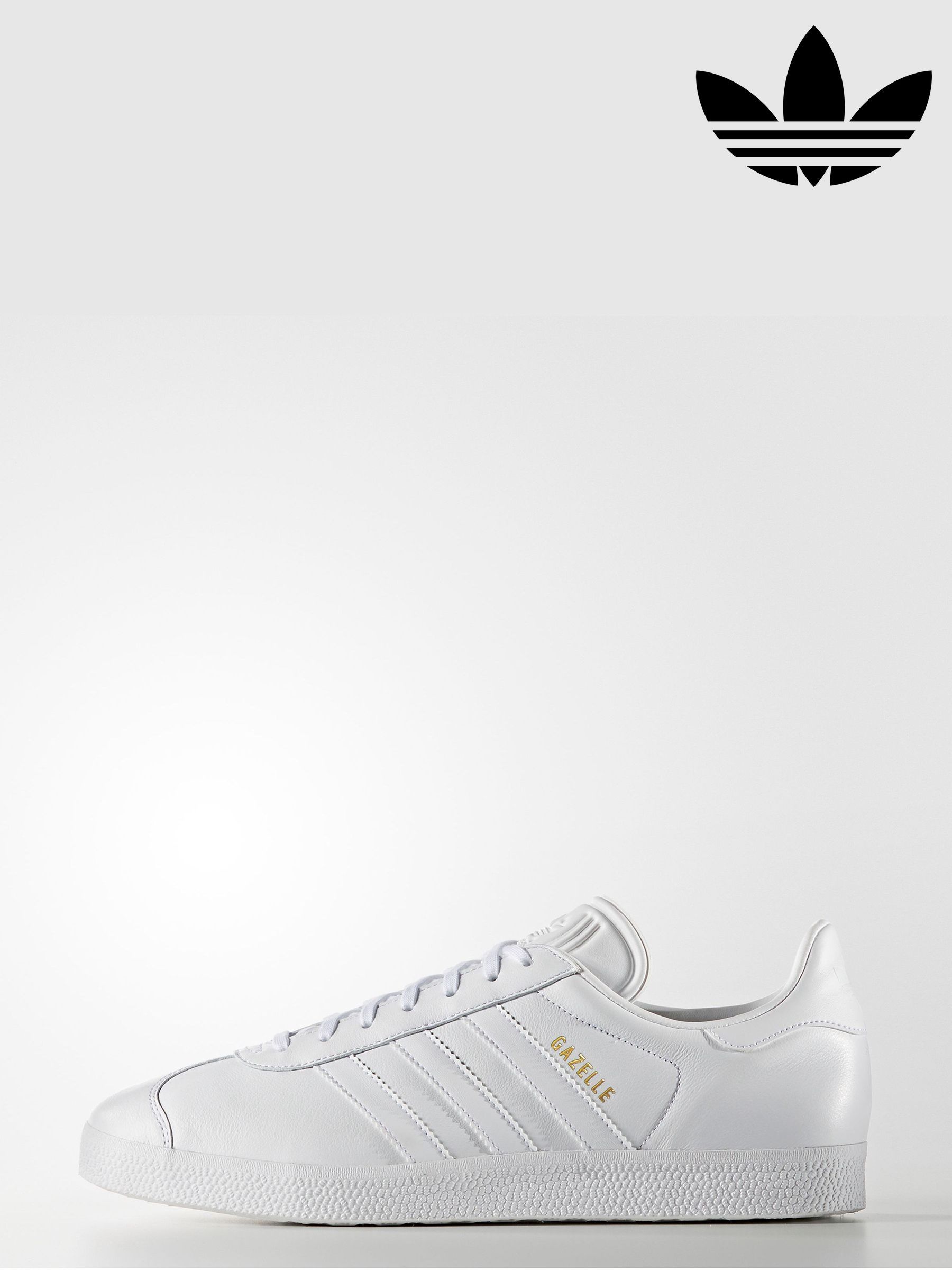 White gazelle trainers mens hot sale