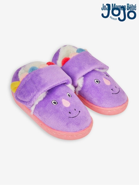 JoJo Maman Bébé Fuchsia Slipper Shoes (494584) | €11.50