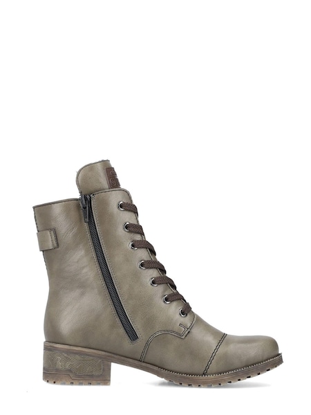 Rieker Womens Green Zipper Boots (494884) | €51