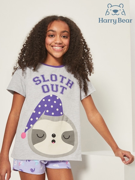 Harry Bear 100% Cotton Sloth Out Animal Pyjamas (495054) | ‏100 ر.س.‏