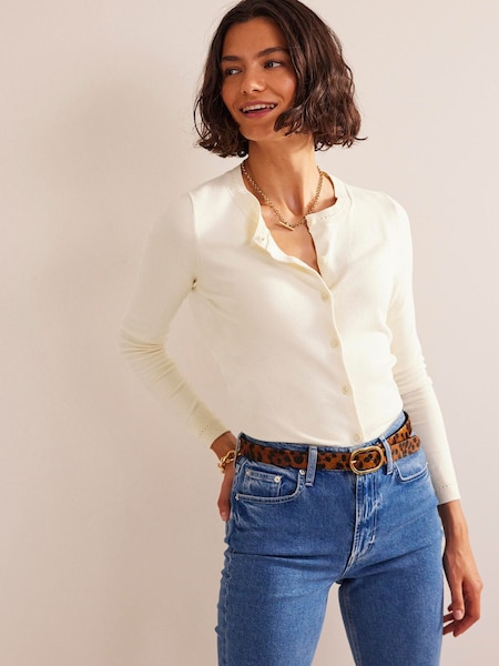 Cream - Boden Catriona Cotton Cardigan (495347) | € 67
