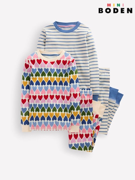 Rød - Boden Twin Pack Snug Pyjamas