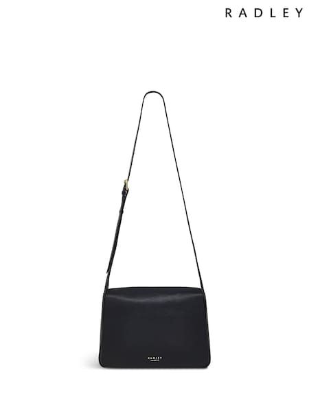 Radley Large Westwell Lane Flapover Cross-Body Black Bag (497322) | €399
