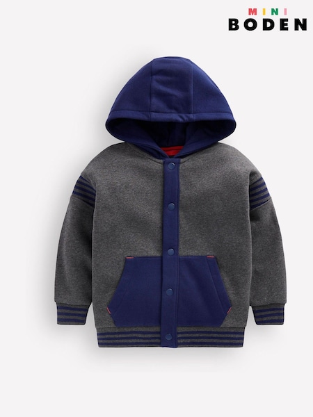 Grå - Boden Varsity Hoodie