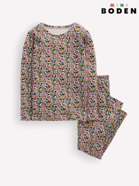 Rosa - Boden Snug Lang John Pyjamas