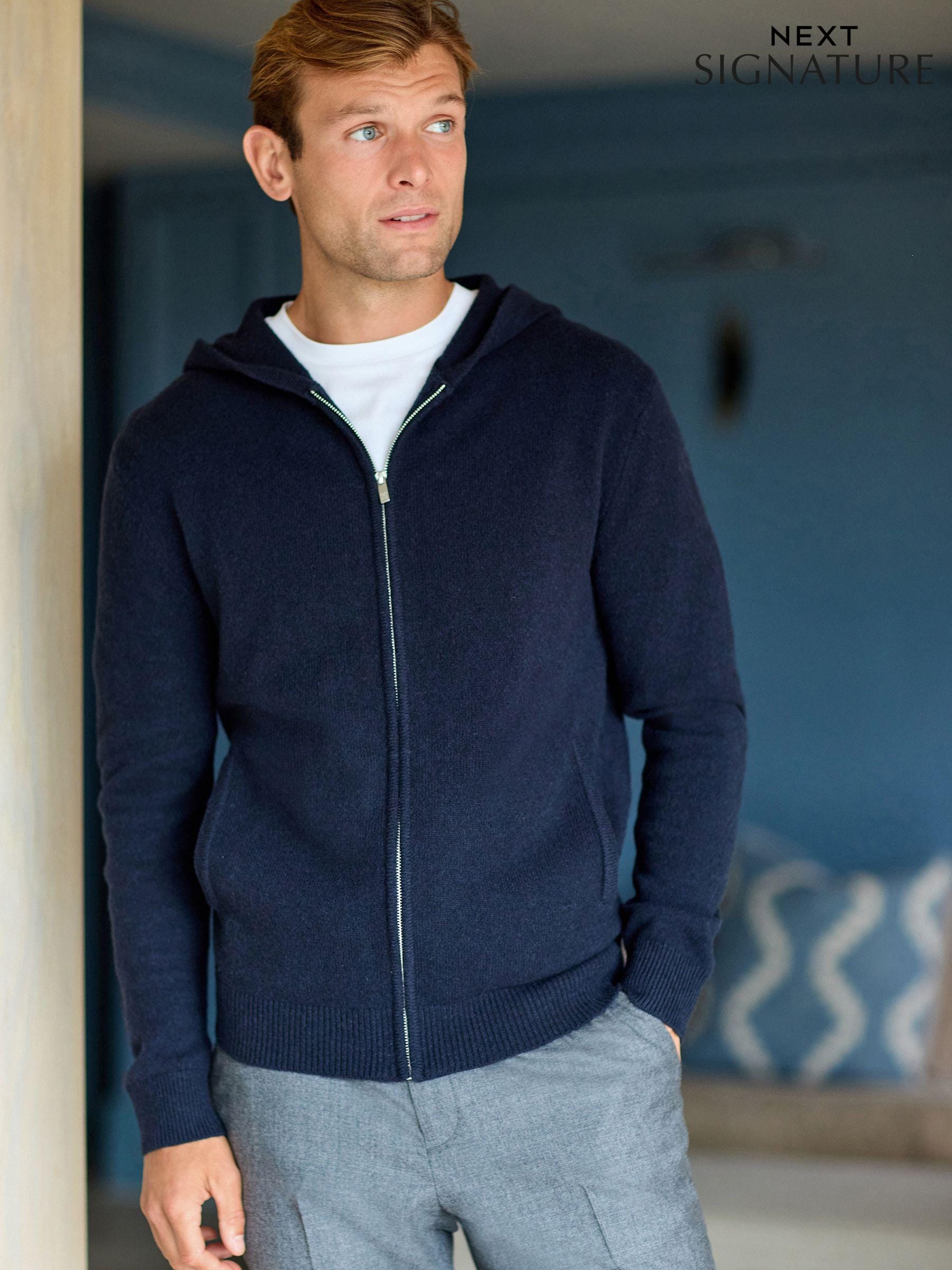 Next blue hoodie sales