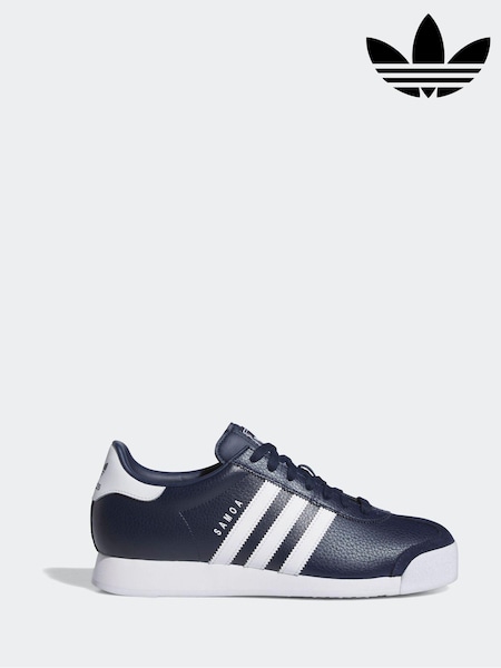 adidas Originals Navy/White Samoa Trainers (498366) | ₪377