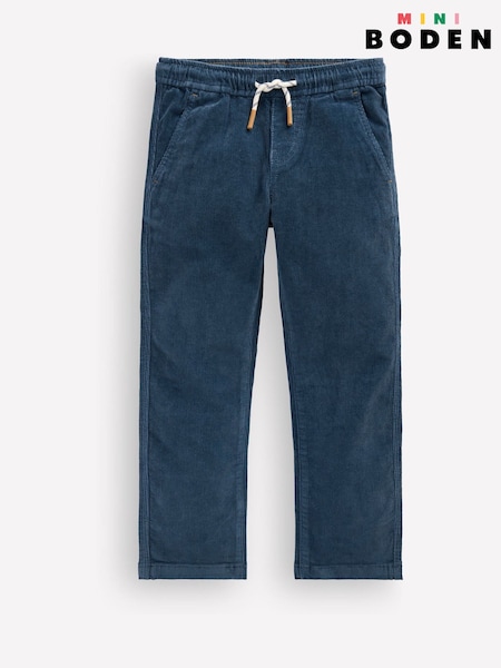 Blue - Boden Slim Pull-on Trousers