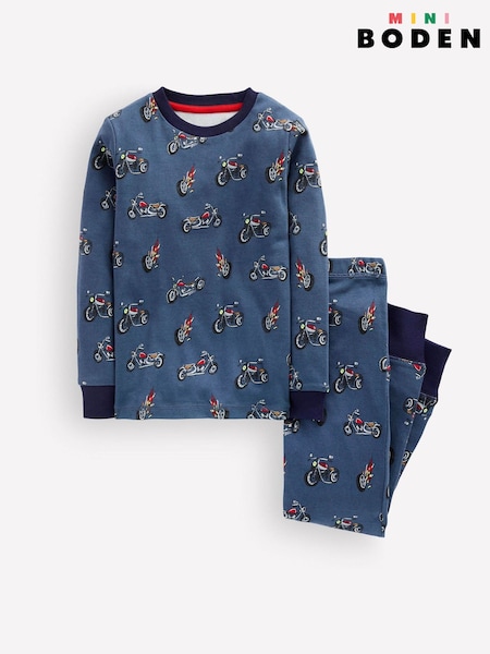 Bleu - Pyjama Boden Snug Glow-In-The-Dark