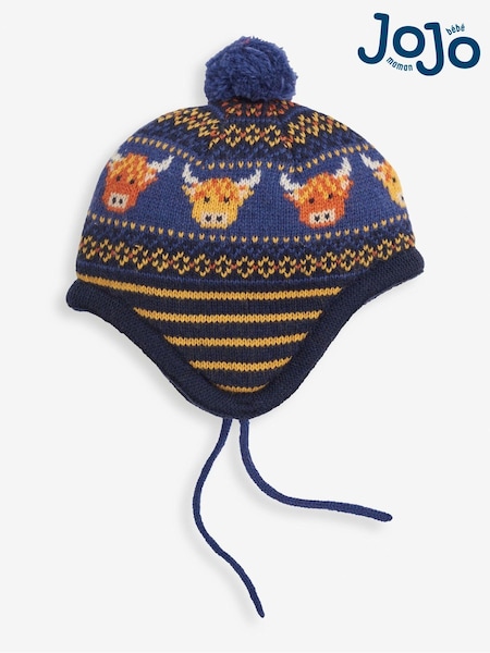 Jojo Maman Bébé Fair Isle Pattern Bobble Hat (499347) | €27