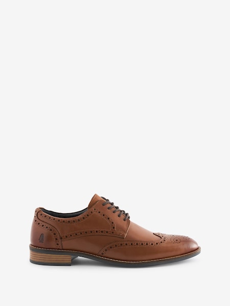 Hush Puppies Brown Dustin Brogue Shoes (4FL887) | €0