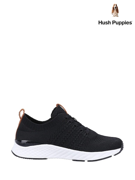 Hush Puppies Black Trainers (4FV601) | € 48