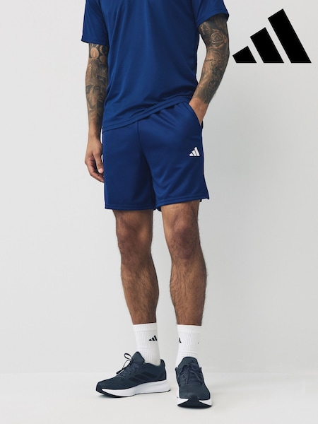 כחול  - Adidas Train Essentials All Set Training Shorts (4V0411) | ‏126‏₪
