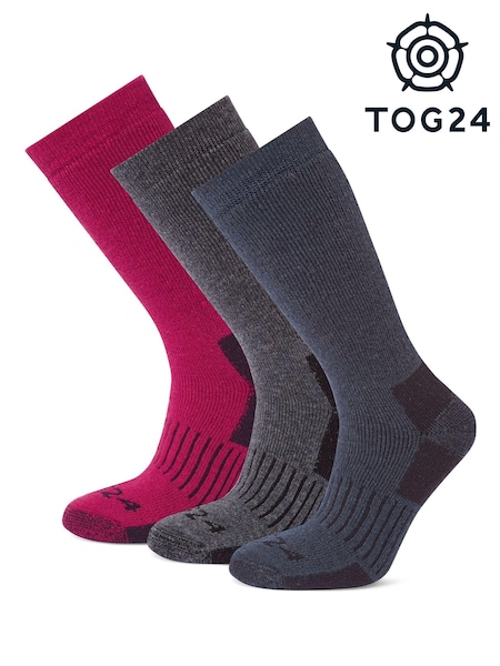 Tog 24 Pink Villach Trek Socks 3 Packs (4X3957) | €37