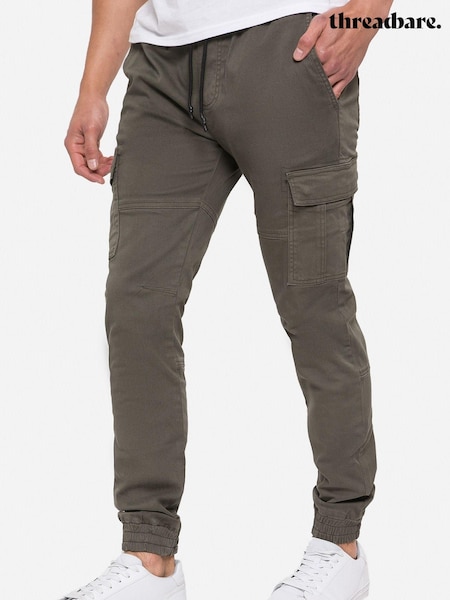 أخضر - Threadbare Cuffed Cargo Trousers (500375) | ‏113 د.إ.‏