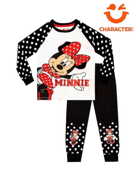 Character Black Kids Minnie Mouse Disney 100% Cotton Pyjamas (500619) | 34 QAR