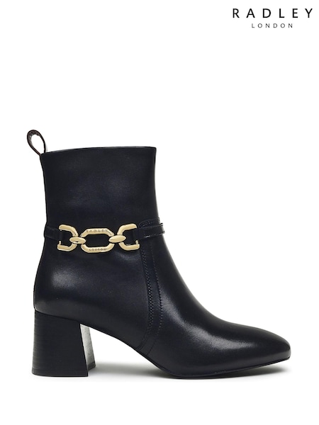 črna - Radley London Cavendish Close Chunky Chain Ankle Boots (502067) | € 142