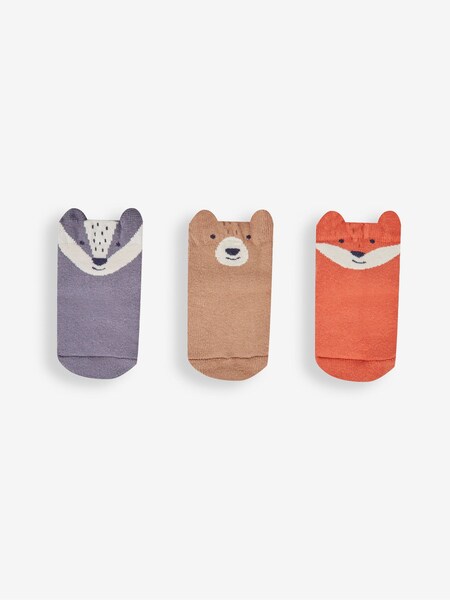 JoJo Maman Bébé 3-Pack Woodland Extra Thick Socks (502521) | € 14
