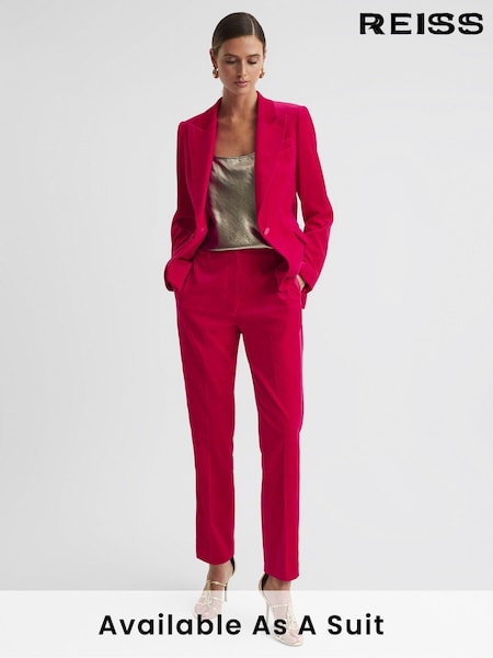 Reiss Rosa Velvet Tapered Suit Trousers (502753) | €312