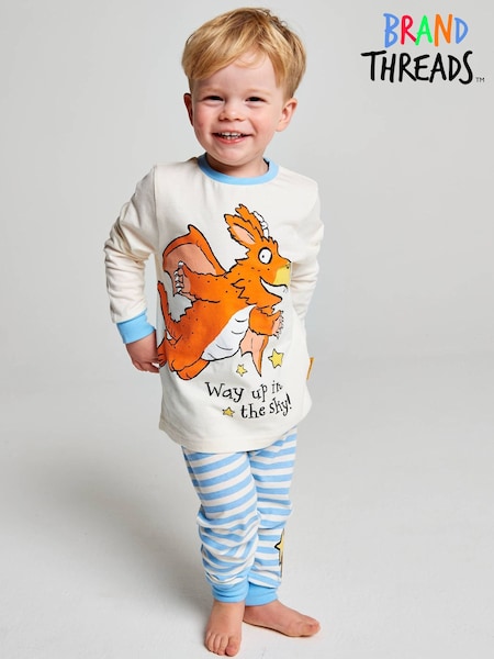 Crème - Brand Threads Ensemble de Pyjamas Zog en jersey