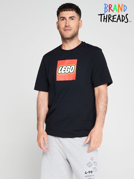 Black - Regular Brand Threads Lego Masterbrand Pyjamas