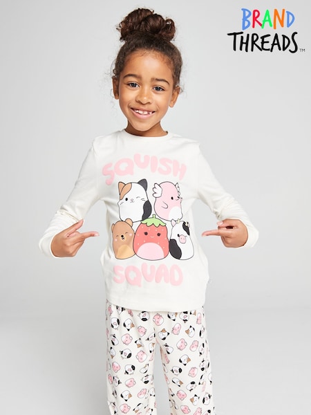 Cream - Brand Threads Squishmallows Pyjama Set