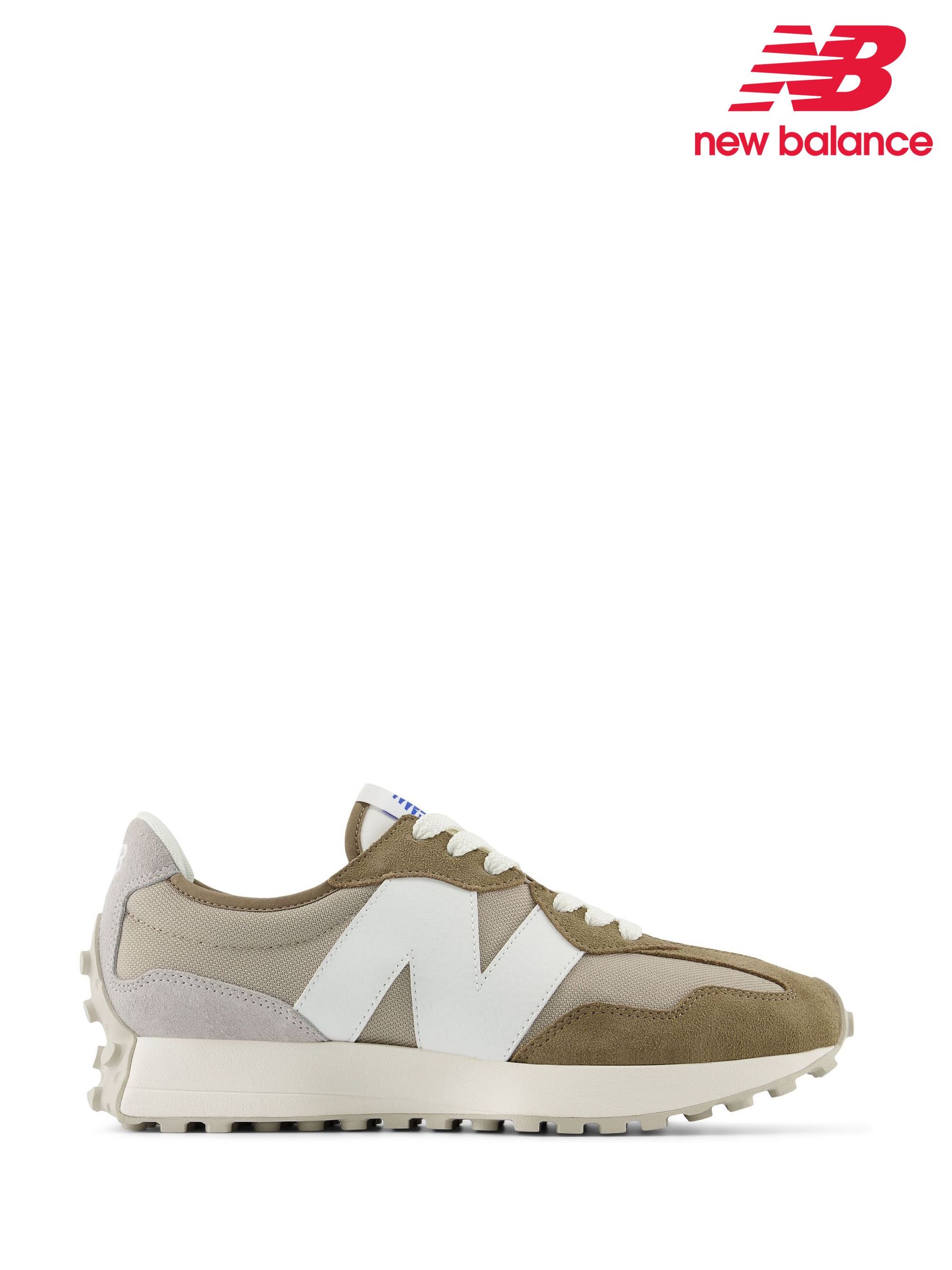 New balance trainers brown discount