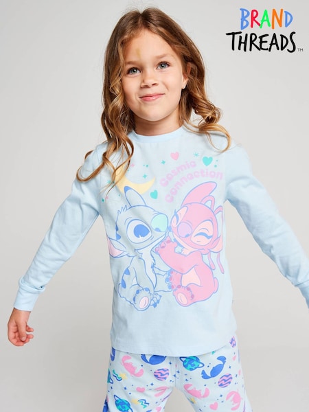 Blue - Brand Threads Lilo & Stitch Pyjamas Set