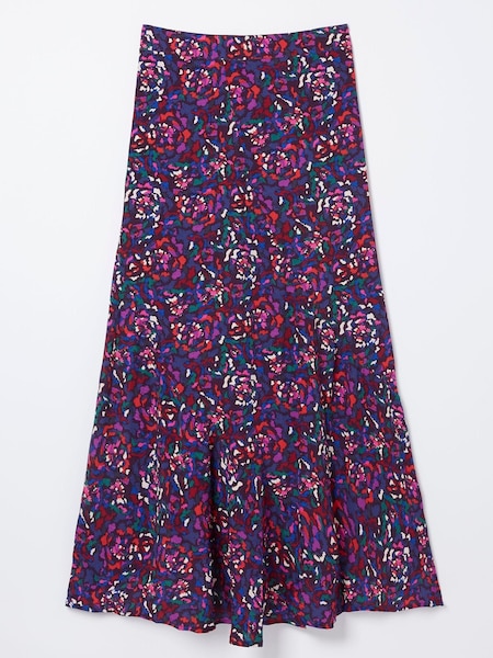 FatFace Purple Naomi Abstract Midi Skirt (504157) | €31