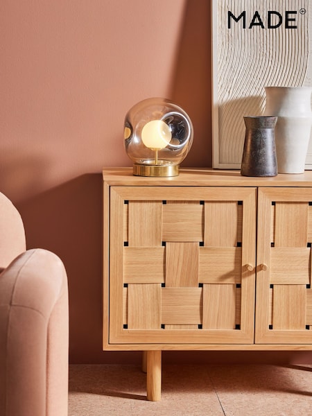 MADE.COM Grey Astrid Table Lamp (504447) | €135
